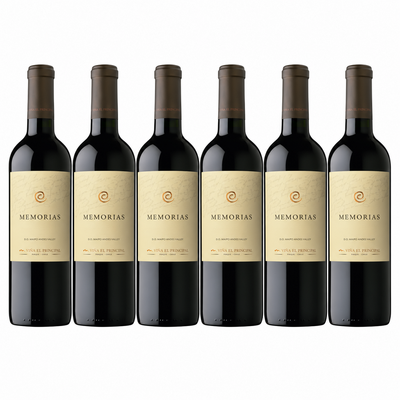 PACK 6 BOTELLAS El PRINCIPAL MEMORIAS