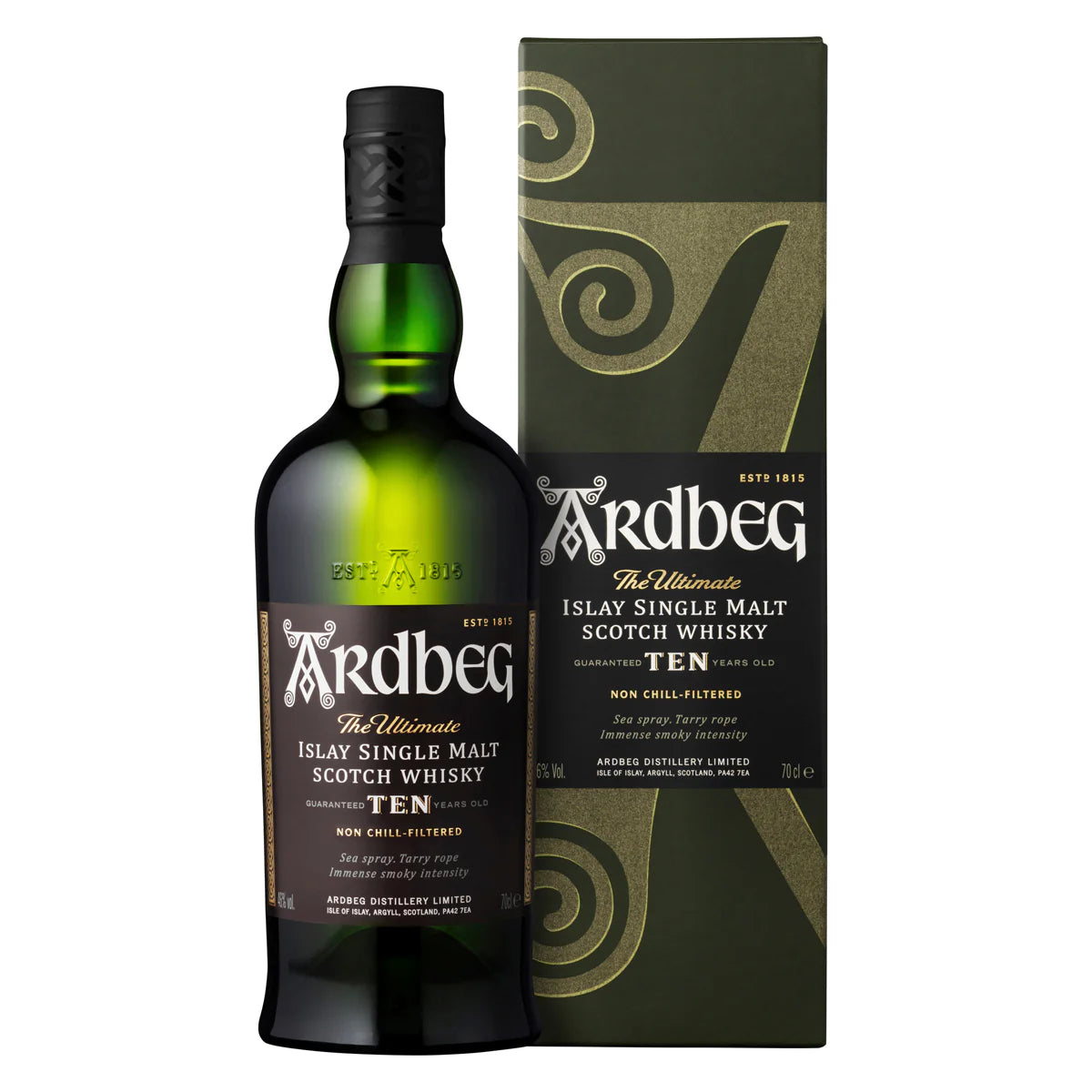 WHISKY ARDBERG 10 AÑOS