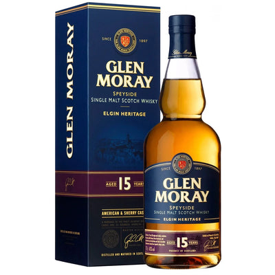 WHISKY SINGLE MALT GLEN MORAY 15 AÑOS