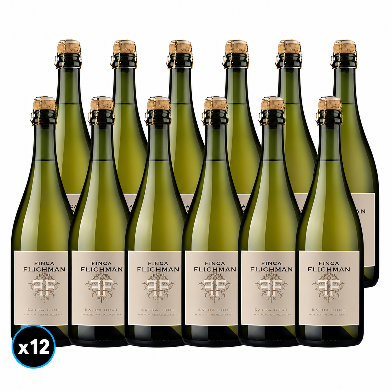 PACK 12 BOTELLAS FINCA FLICHMAN EXTRA BRUT