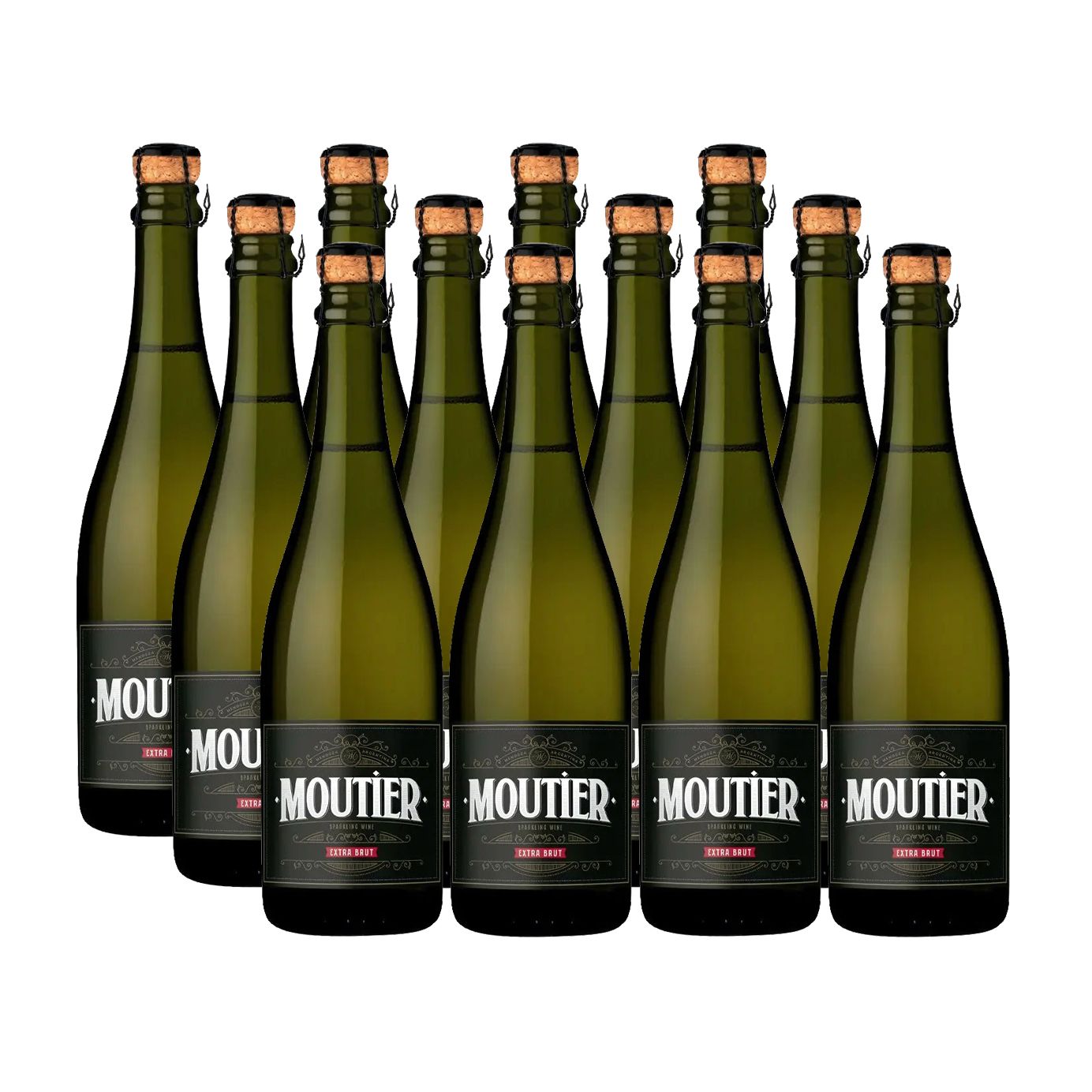 PACK 12 BOTELLAS MOUTIER SPARKLING EXTRA BRUT