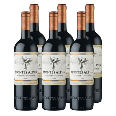 PACK 6 BOTELLAS MONTES ALPHA CABERNET SAUVIGNON