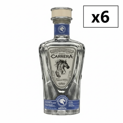 PACK 6 BOTELLAS DE TEQUILA CARRERA BLANCO