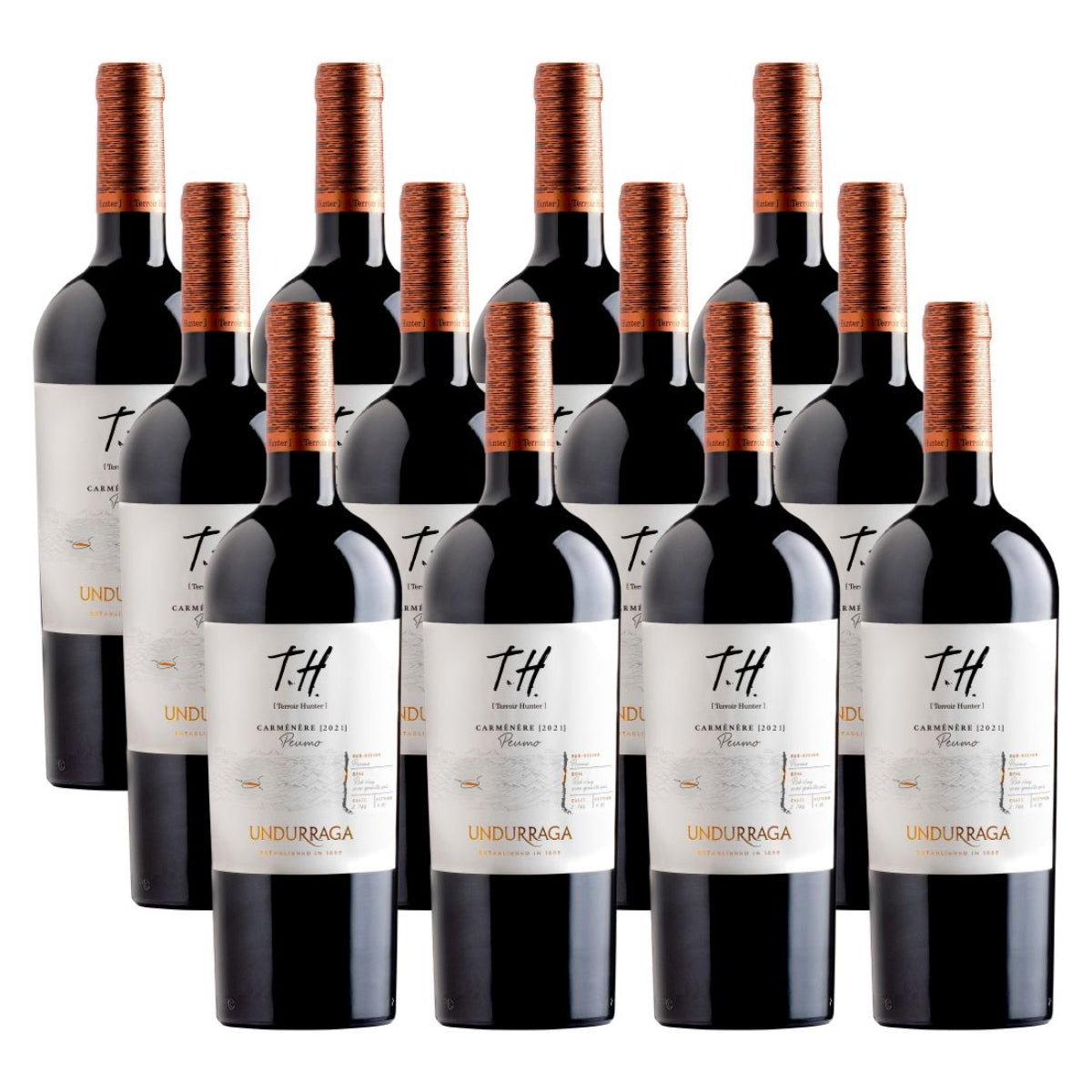 PACK 12 BOTELLAS UNDURRAGA TH CARMENERE