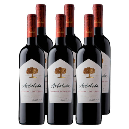 PACK 6 BOTELLAS ARBOLEDA CABERNET SAUVIGNON