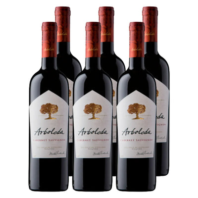 PACK 6 BOTELLAS ARBOLEDA CABERNET SAUVIGNON